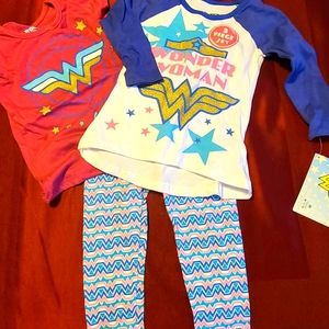 NWT Toddler 3pc Wonder Women Outfit